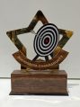 Printed custom acrylic archery trophy