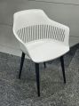 Non Poloshed Square Plastic Chair
