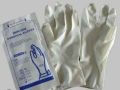 White latex surgical gloves