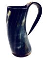 Black Buffalo Horn Drinking Mug