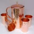 Copper Hammered Jugs