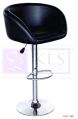 Stainless Steel Black Bar Chair