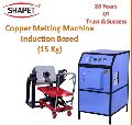15kg Copper Melting Machine with Tilting Unit