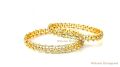 NVision Real And Natural Diamond Polished Round 50.49 Gm natural diamond traditional themed modern bangle