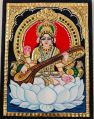 Saraswati Tanjore painting