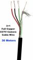 Copper Yellow White Red Green Black 100kw 12V Cctv Cables