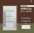 Mild Steel Grey 3 door vertical filing cabinet