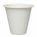 Round White Plain bagasse cups