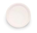 Light White bagasse round plates