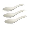 White Plain bagasse spoons