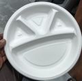 yana export ROUND White PLAIN AND COMPARTMENT sugarcane bagasse plates