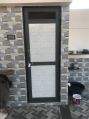 Aluminum Polished Black Brown Grey Light White Hinged aluminium bathroom door