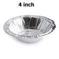 4 Inch Disposable Silver Paper Bowl
