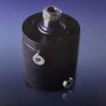Metal & Plastic Polished Round Black High Pressure hydraulic compact cylinder