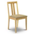 Mango Wood Dining Chair With Upholstery