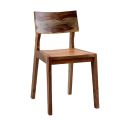 Natural Brown New sheesham wood dining chair
