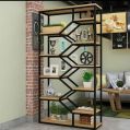 Iron Wooden Black & Brown decorative room partition