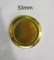 53mm Golden Round Lug Cap
