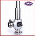 Hyper Valves stainless steel sanitary pressure relief valve