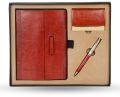 Notebook Card Holder Pen Brown Brown-golden New Fernweh Personalized Corporate Gifts