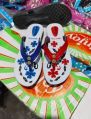 Multicolor Printed ladies fancy slipper