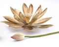Metal Lotus Flower Shape Candle Holder