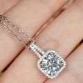 Ladies Moissanite Diamond Pendant