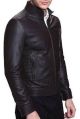 Available in Different Colors Full Sleeves Plain Mens Leather Jacket