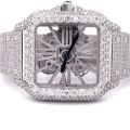 Mens Cartier Lab Grown Diamond Watch
