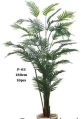 Plastic Green artificial areca palm plant