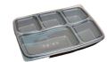 5 CP Plastic Disposable Meal Tray