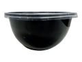 Glen Round Black plastic disposable bowl