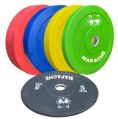 Multicolor mapache gym rubber bumper weight plates