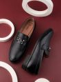 Mens Black Designer Leather Shoes