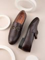 CS-02 Mens Dark Brown Leather Loafers