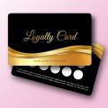 Coated Rectangular Customised Plastic Loyalty Card