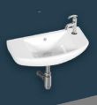 3005 Half Pedestal Wall Hung Wash Basin