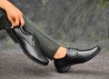 LATWOSCA Rexine Black 7011 mens blsck formal shoes