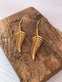 Leaf Brass Earrings