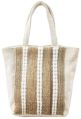 SEI-B-2540 Brown & White Hand Woven Bag