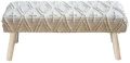 SEI-BN-1537 Wool Hand Woven Bench