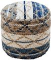 SEI-PO-1469 Wool Handmade Pouf