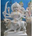 White Marble Durga Maa Statue