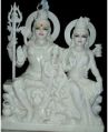 White Marble Shiva Parivar Statue