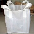 White Plain woven jumbo bag
