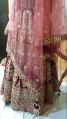 S K Saree Emporium Red Golden Pink etc Semi-Stitched bridal fancy lehenga choli