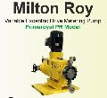 Milton Roy Variable Exentric Drive Metering Pump Primeroyal PR Models