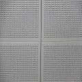 White Gyproc perforated ceiling tile