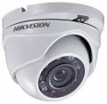 White hikvision cctv dome camera