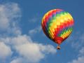 HDPE Oval Shape Multicolor hot air balloon